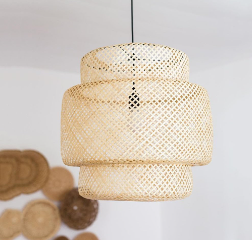 Unique Design Natural Cane Lampshade | Rattan Pendant | Hanging Lamps| Light Hanging Lamp.